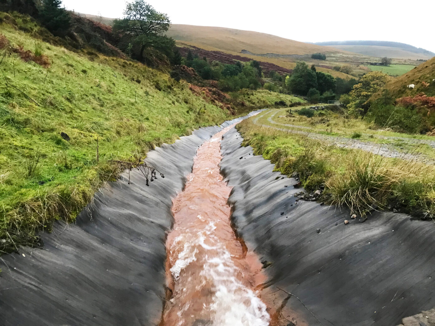Channel Lining - Concrete Canvas