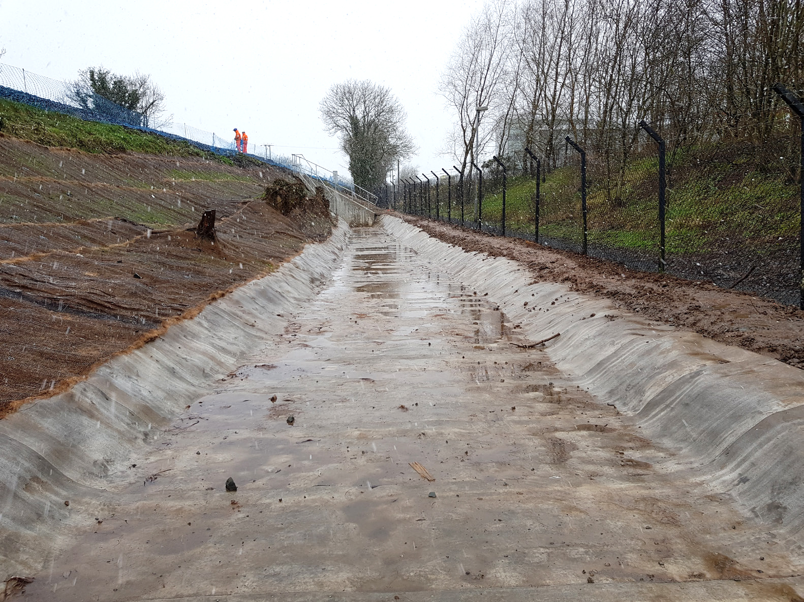 CC Channel Lining | Lisburn, N. Ireland - Concrete Canvas